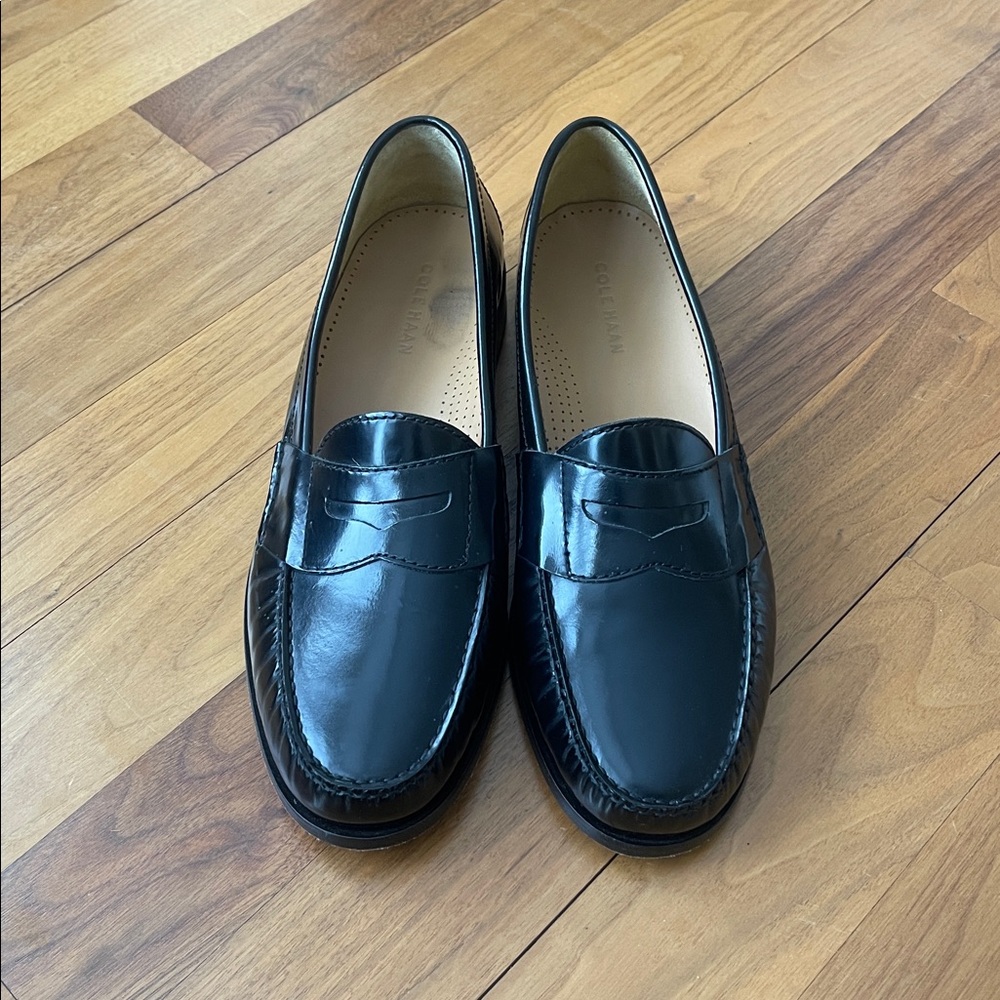 Cole Haan Black Pinch Penny Loafers - Size 11D - Picture 7 of 10